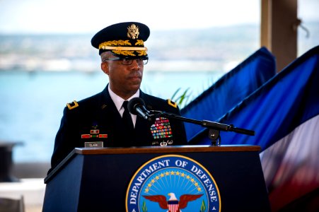 U.S. INDO-PACIFIC COMMAND CHANGE OF COMMAND CEREMONY 210430-N-XC372-2484