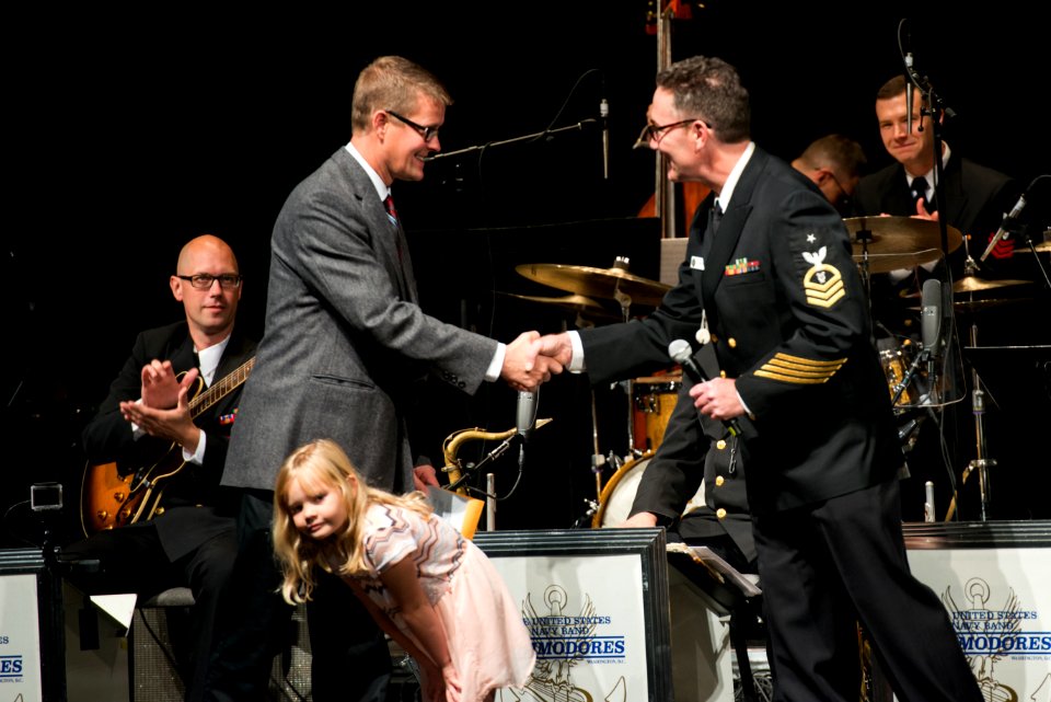 U.S. Navy Band visits Hays, Kansas 161028-N-LC494-011