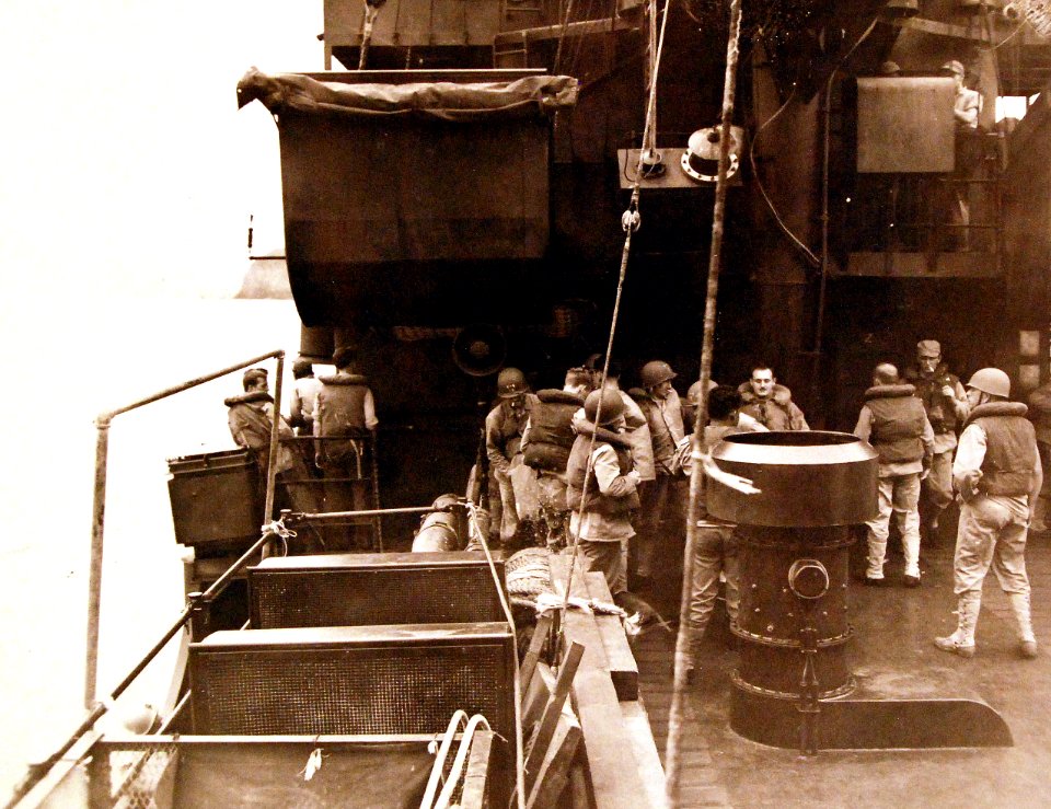 U.S. Marine landing party stands by to go ashore on Formosa 17392537365 6f62610632 o