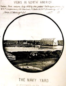 U.S. Navy Yard on the Potomac, Talbotype process photo 1850 (27732916815)