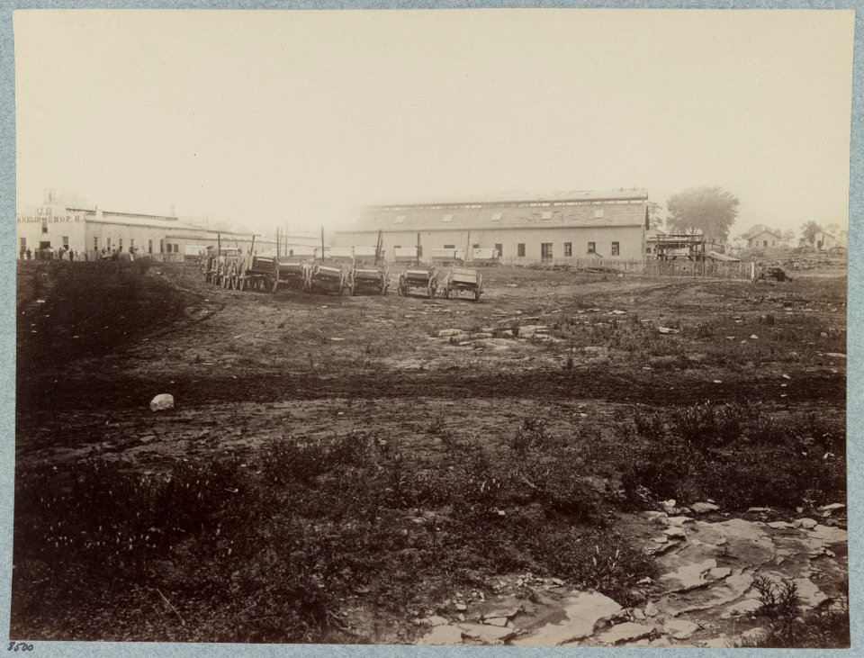 U.S. Quartermaster's repair shops on Franklin Turnpike, Nashville, Tenn., March, 1864 LCCN2012650164