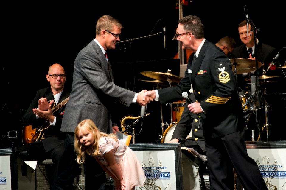 U.S. Navy Band visits Hays, Kansas (30013517083)