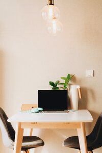 Work desk table photo