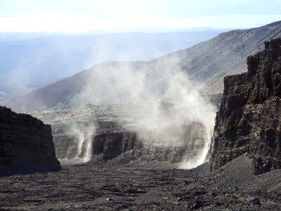 Wind dust storm photo