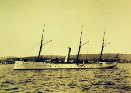 U.S. Navy dispatch vessel, USS Dolphin, port view (25429021333)