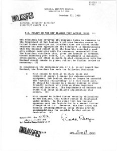 U.S. Policy on the New Zealand Port Access Issue - NARA - 198308