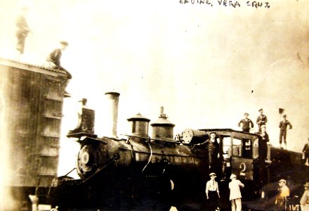 U.S. Navy sailors “Jackies” on a train, Veracruz Intervention, April 1914 (27012723230)