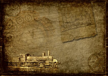 Industry railway scrapbooking