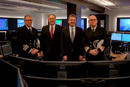 U.S. Secretary of State Pompeo tours the Command Center at Keflavik Airbase (33231988948)