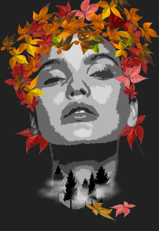 Leaves tree autumn time