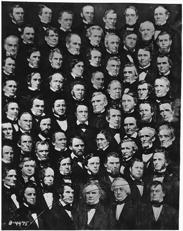 U.S. Senate, 35th Congress, 1859 - Montage - NARA - 528603