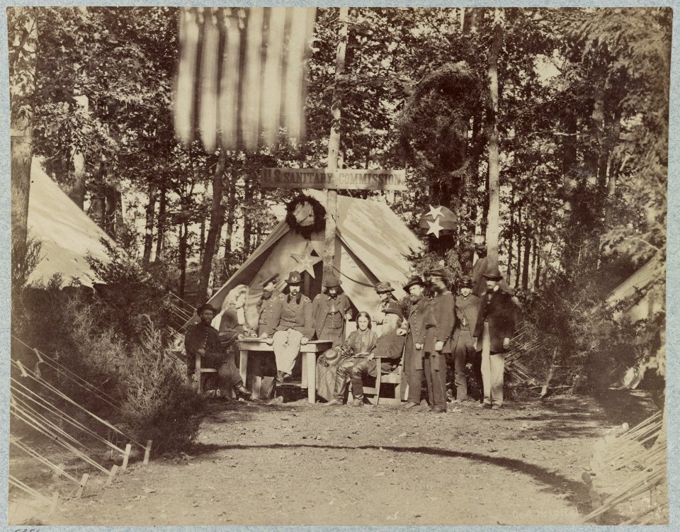 U.S. Sanitary Commission at Gettysburg General Hospital, August, 1863 LCCN2013645508