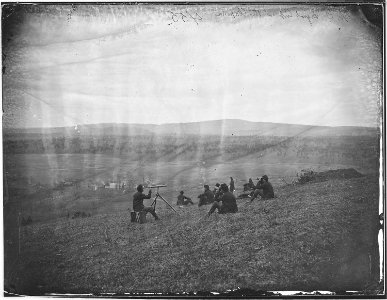 U.S. Signal Corps on the Rapidan River, Va - NARA - 524874 photo