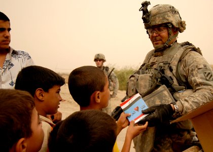 U.S. Soldiers Pass Out Soccer Balls DVIDS116352