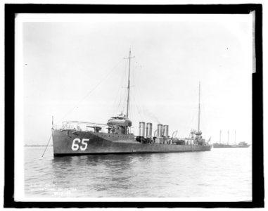 U.S.S. Davis, Hampton Roads, (Virginia), Dec. 10, 1916 LCCN2016852841
