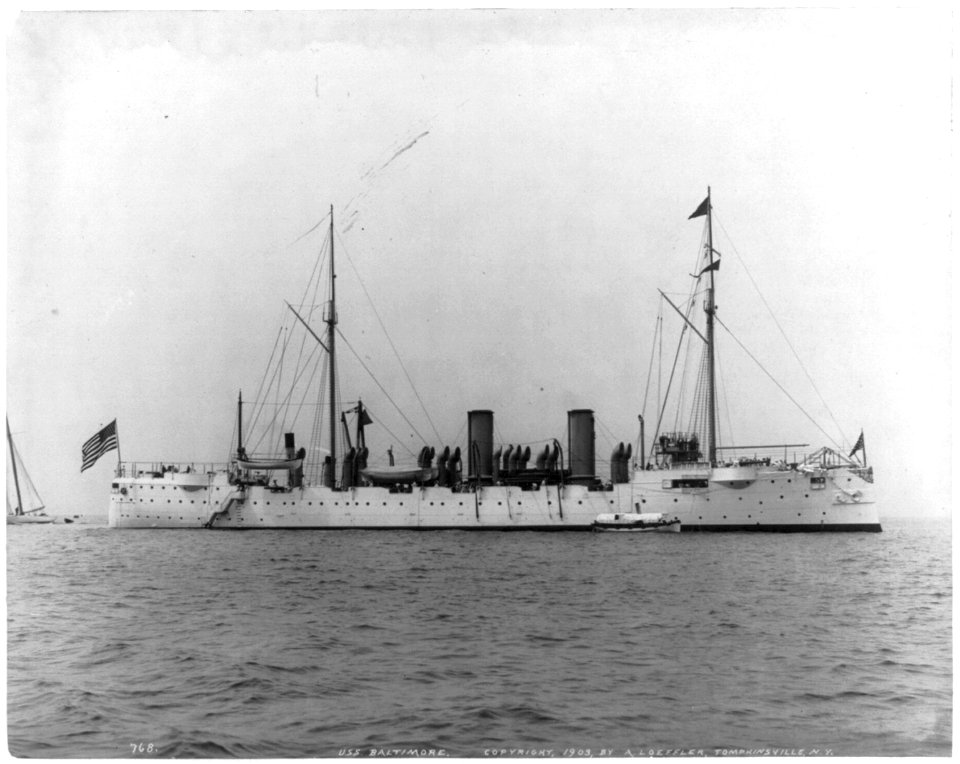 U.S.S. BALTIMORE (side view) LCCN2006682472
