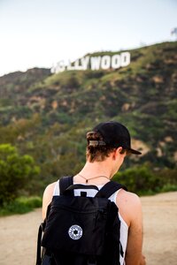 Travel backpack hollywood