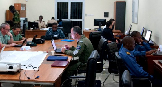 U.S., European and African service members participate in Saharan Express 2014 in Dakar, Senegal, March 10, 2014 140310-N-QY759-037
