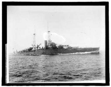 U.S.S. Oklahoma, Preliminary trial, Standardization Course, Rockland, Me., 1916, Jan 15 LCCN2016852836