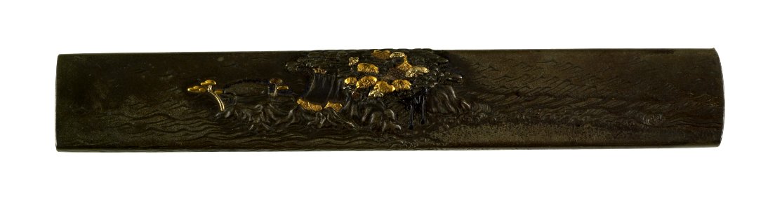 Uchikoshi Hirotoshi - Kozuka with a View of Enoshima - Walters 51884