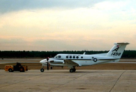 UC-12B being towed at NAS Pensacola 1992