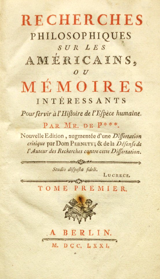 UB Maastricht - de Pauw 1771 - title page