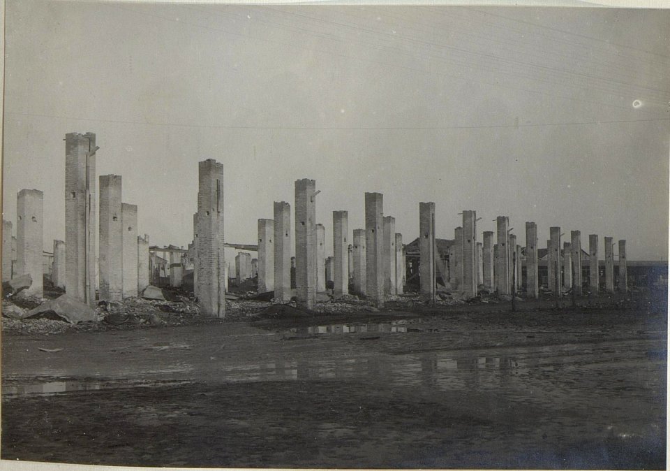 Udine, abgebrannte Fabrik. (BildID 15667428)