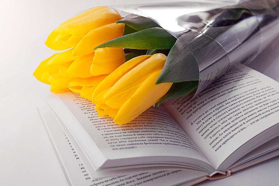 Bouquet tulip book