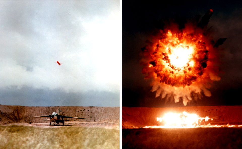 UGM-109 hits target on San Clemente Island 1986