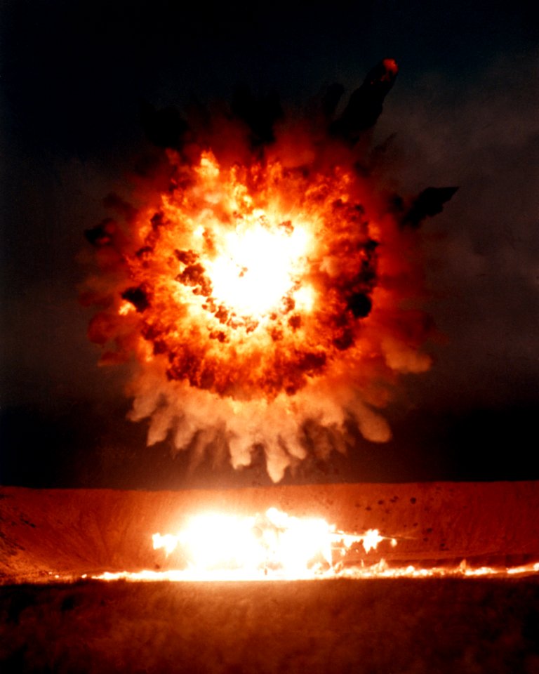 UGM-109 hits RA-5C on San Clemente Island 1986