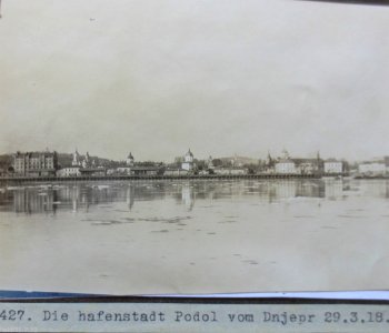 Ukraine, Podol, Hafenstadt am Dnepr, Foto 1918