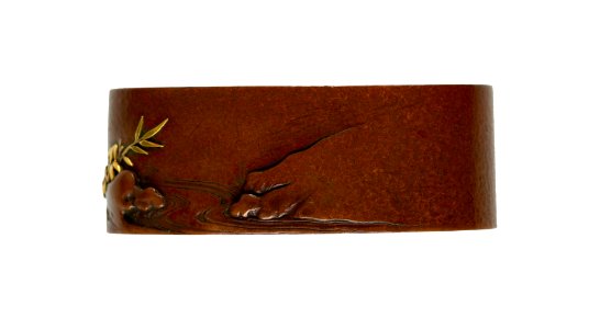 Uchikoshi Hirotoshi - Fuchi with Foxes - Walters 5112623A - Back