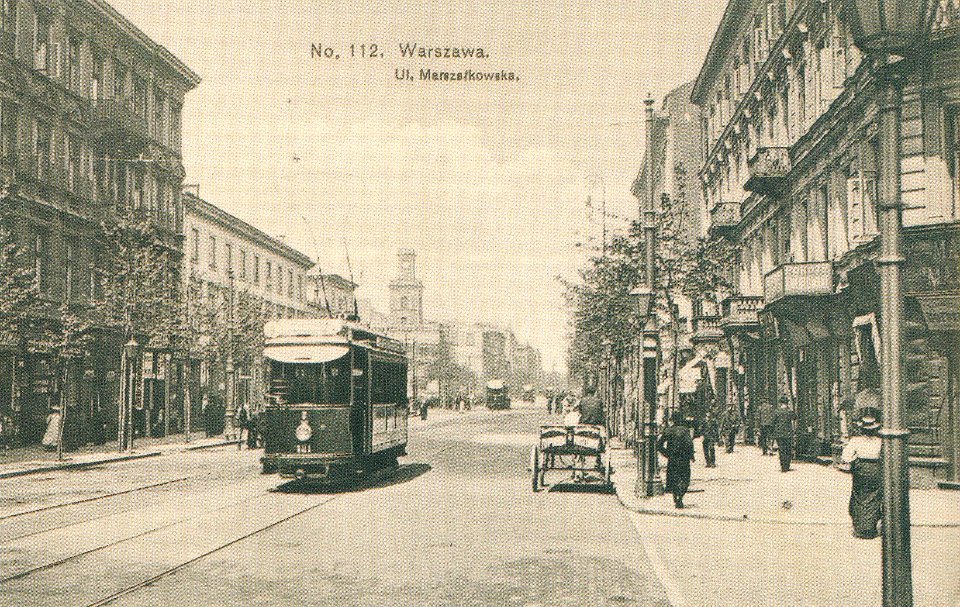 Ul. Marszałkowska w Warszawie 1908