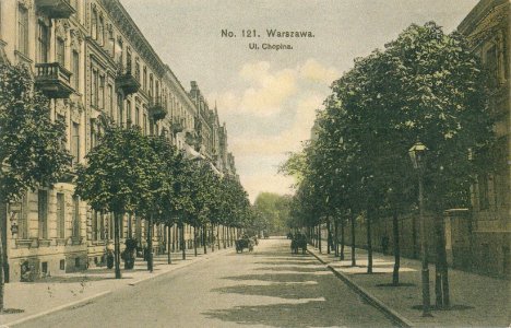 Ulica Chopina w Warszawie 1908 photo