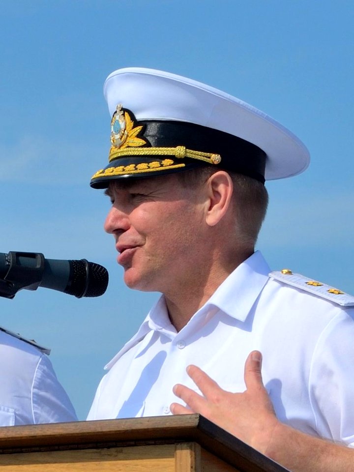 Ukrainian navy Vice Adm. Serhiy Hayduk
