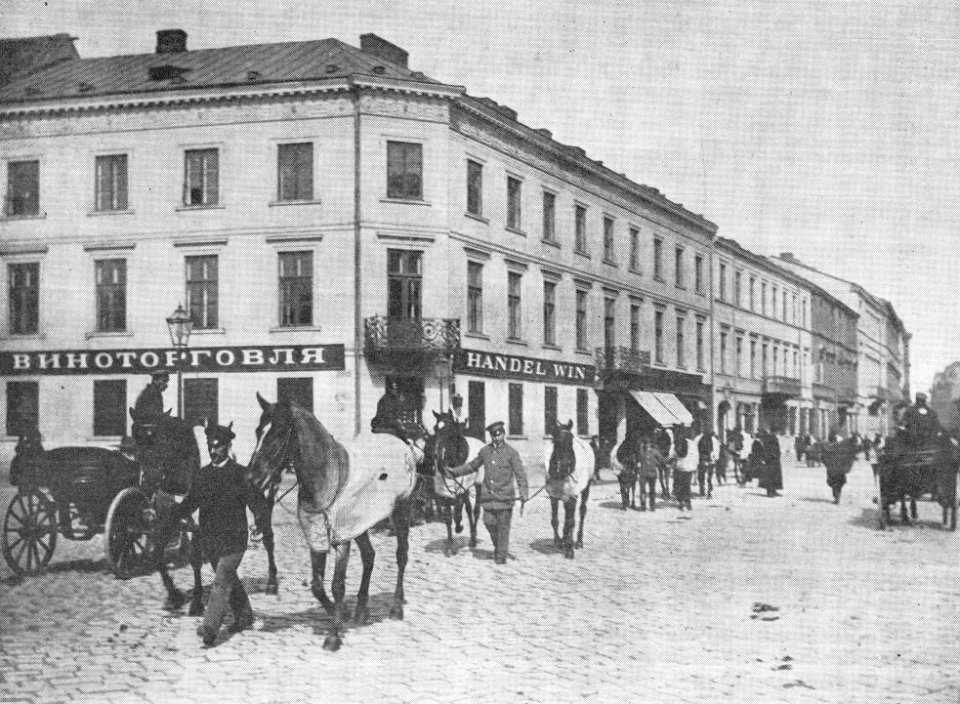 Ulica Mazowiecka w Warszawie ok. 1892