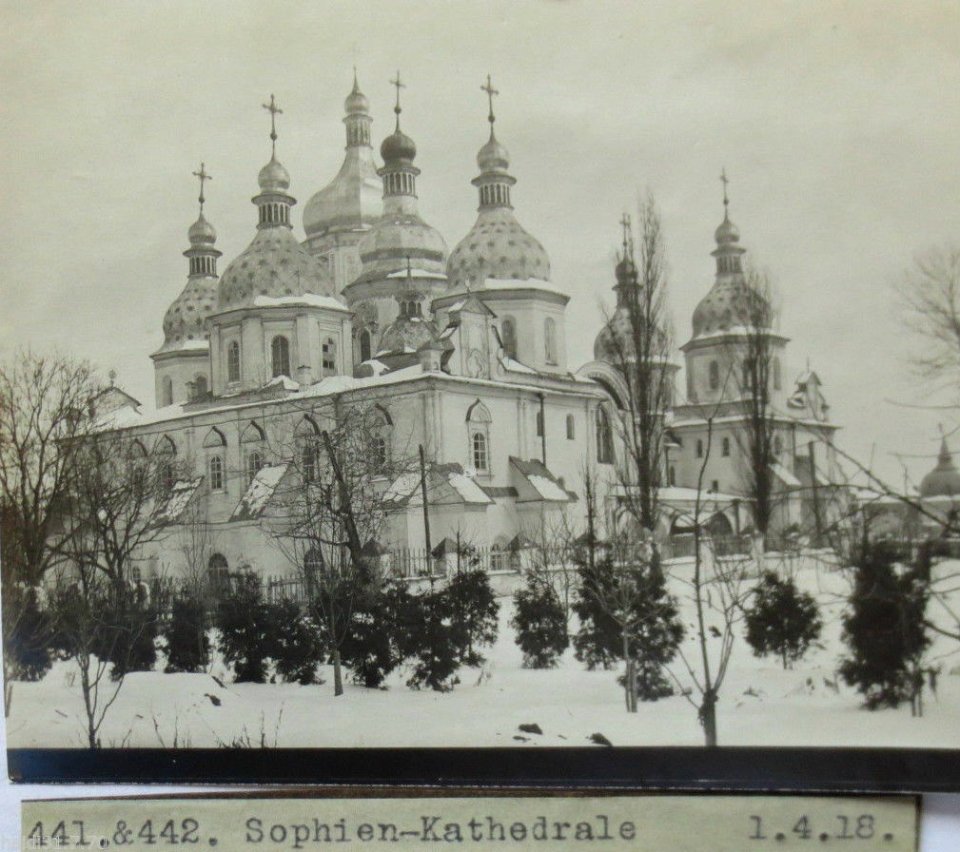Ukraine, Kiew, Sophien Kathedrale, Foto 1918
