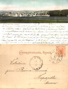 Uherske hradiste 1905 postcard photo