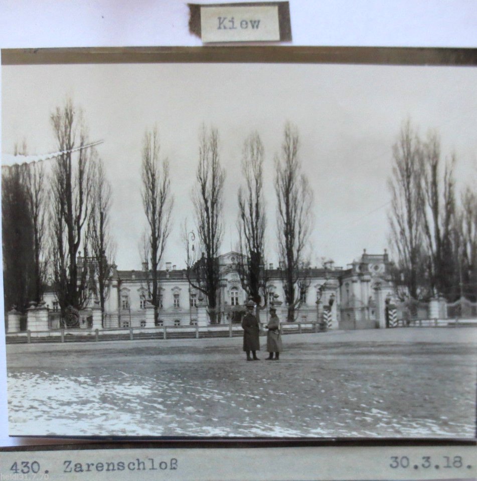Ukraine, Kiew, Zarenschloß, Foto 1918