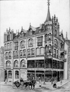 Uhren- und Schmuckgeschäft Eduard Lamp in der Holstenstraße 26 (Kiel 70.713)