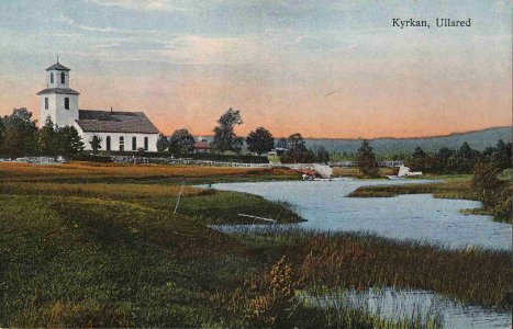 Ullareds kyrka postcard