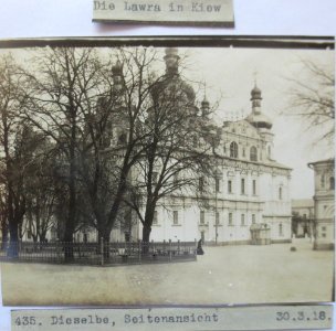 Ukraine, Kiew, Uspenskij Kathedrale, Seitenansicht, Foto 1918