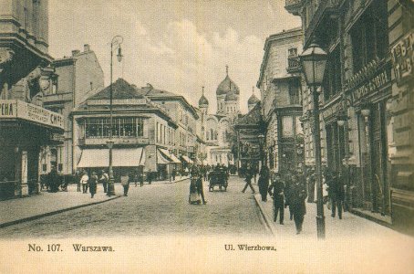 Ulica Wierzbowa w Warszawie 1908 photo
