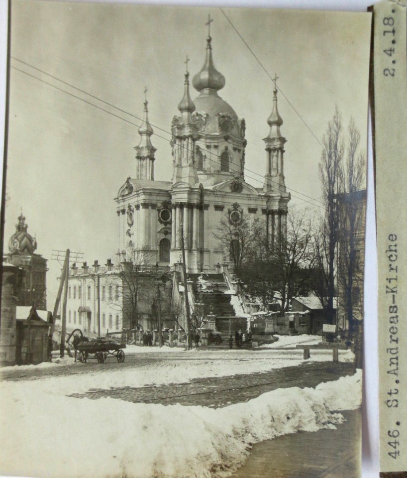 Ukraine, Kiew, St. Andreaskirche, Foto 1918