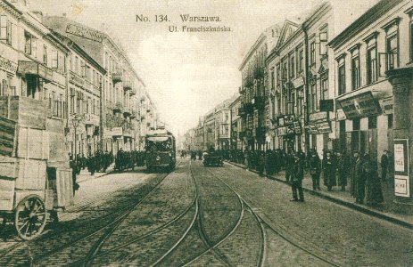 Ulica Franiszkańska w Warszawie 1908 photo