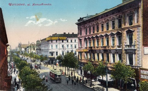 Ulica Marszałkowska w Warszawie przed 1916b
