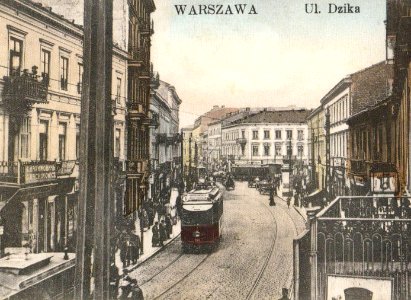 Ulica Dzika Zamenhofa w Warszawie ok. 1910 photo