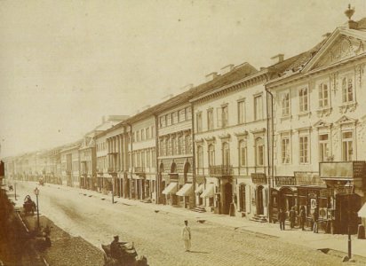 Ulica Nowy Świat Konrad Brandel 1870