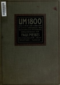 Um 1800 - Architektur - Bd1 - Mebes 0001