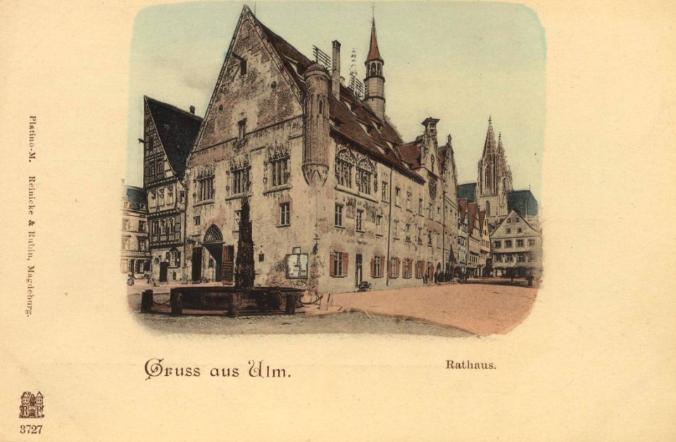 Ulm (Donau), Baden-Württemberg - Rathaus (Zeno Ansichtskarten)